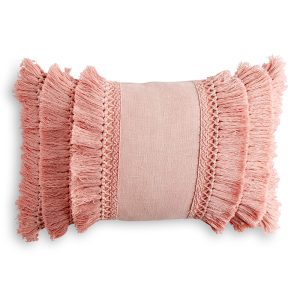 Peri Home Fringe Decorative Pillow, 12 x 18