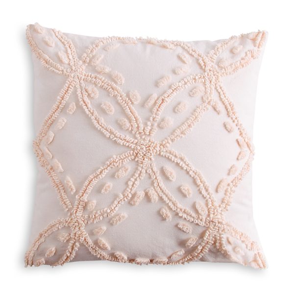 Peri Home Metallic Chenille Decorative Pillow, 18 x 18
