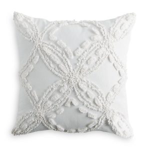 Peri Home Metallic Chenille Decorative Pillow, 18 x 18