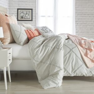 Peri Home Chenille Lattice Duvet, Full/Queen