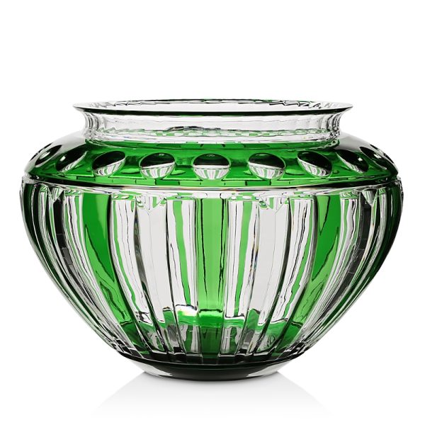 William Yeoward Crystal Emerald Centerpiece Bowl