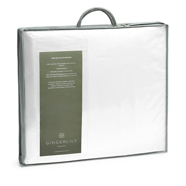 Gingerlily Silk Filled Mattress Protector, Queen