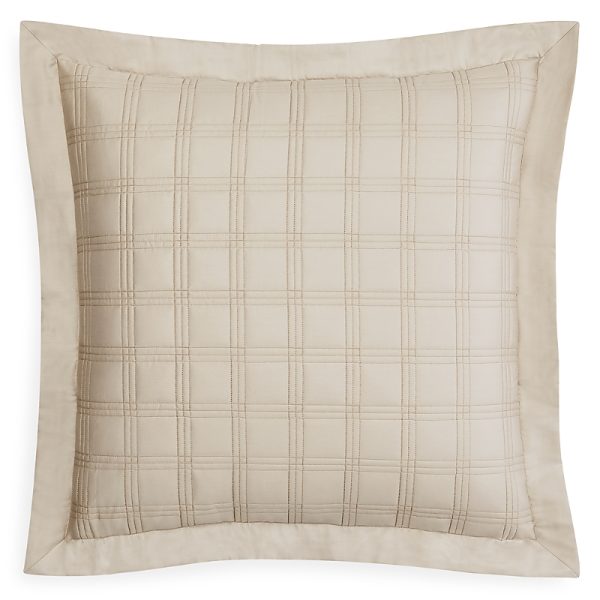 Home Treasures Block Quilted Euro Sham