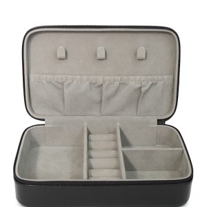 Royce New York Zippered Travel Jewelry Case
