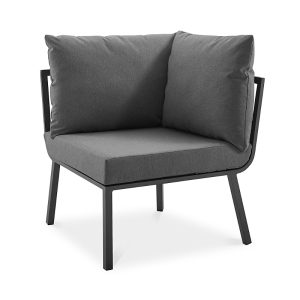 Modway Riverside Outdoor Patio Aluminum Corner Chair