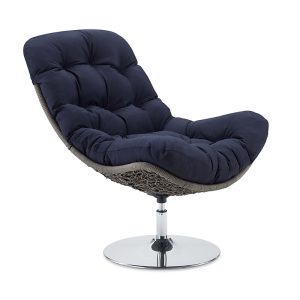 Modway Brighton Wicker Rattan Outdoor Patio Swivel Lounge Chair