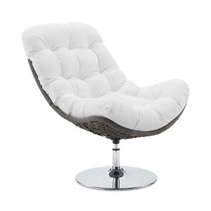 Modway Brighton Wicker Rattan Outdoor Patio Swivel Lounge Chair