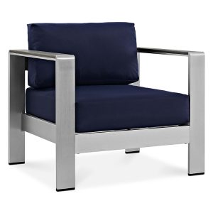 Modway Shore Outdoor Patio Aluminum Armchair