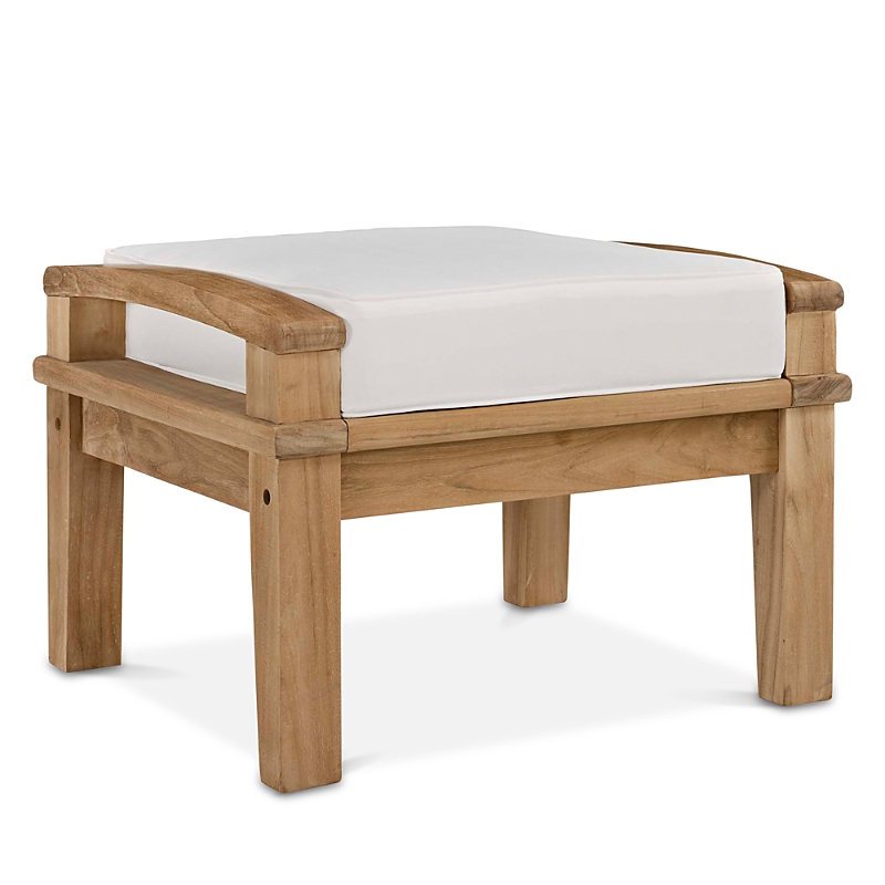 Modway Marina Outdoor Patio Teak Ottoman