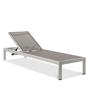 Modway Shore Outdoor Patio Aluminum Mesh Chaise