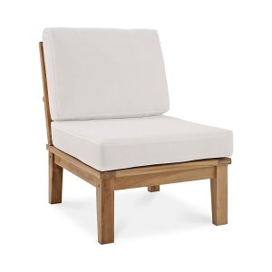 Modway Marina Armless Outdoor Patio Teak Sofa