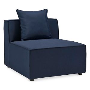 Modway Saybrook Outdoor Patio Upholstered Sectional Sofa Armless Chair