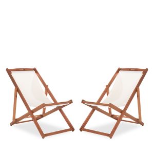Safavieh Loren Outdoor Sling Chair, Set of 2