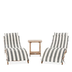 Safavieh Pacifica 3 Piece Outdoor Lounge Set