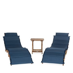 Safavieh Pacifica 3 Piece Outdoor Lounge Set