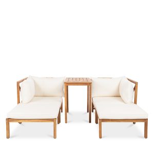 Safavieh Ronson Five Piece Outdoor Sectional Set