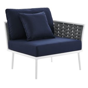 Modway Stance Outdoor Patio Aluminum Right-Facing Armchair