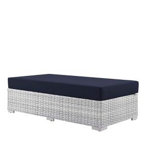 Modway Convene Outdoor Patio Rectangular Ottoman