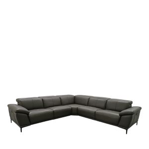 Bloomingdale's Aprile Leather Reclining Sectional Sofa