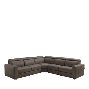 Chateau d'Ax Gemma Reclining Leather Sectional Sofa