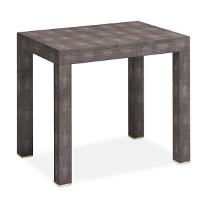 Aerin Shagreen Embossed Game Table with Dice