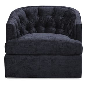 Massoud Bedford Tufted Swivel Chair