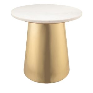 Tov Furniture Bleeker Marble Side Table