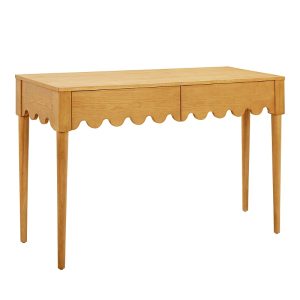 Tov Furniture Oodle Ash 2-Drawer Desk in Natural