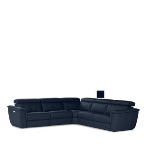 Giuseppi Nicoletti Trevi 5 Piece Power Reclining Leather Sectional