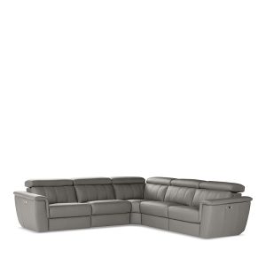 Giuseppi Nicoletti Trevi 5 Piece Power Reclining Leather Sectional