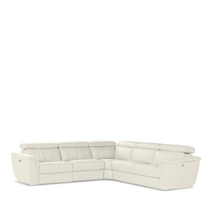 Giuseppi Nicoletti Trevi 5 Piece Power Reclining Leather Sectional