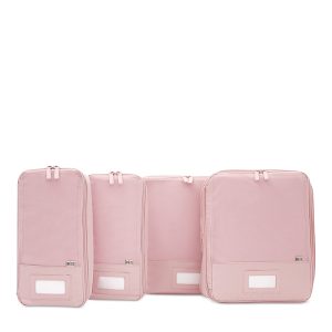 BEIS The Compression Packing Cubes, Set of 4 in Atlas Pink