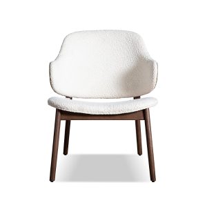 Furniture of America Beck Boucle Wingback Accent Chair