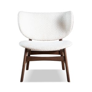Furniture of America Shaw Boucle Wingback Accent Chair