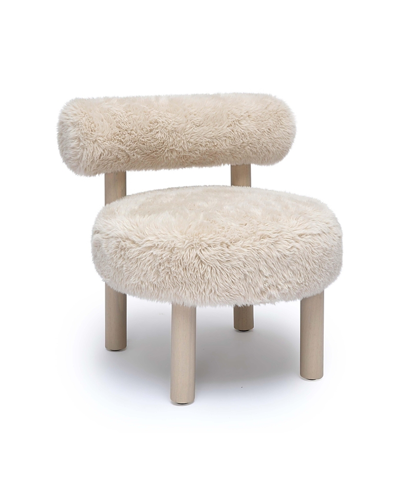 Tov Furniture Carmel Faux Shearling Accent Chair