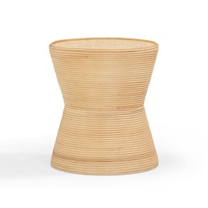 Tov Furniture Henri Rattan Side Table