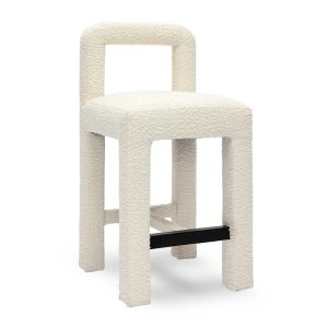 Tov Furniture Hazel Boucle Counter Stool