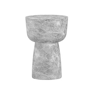 Tov Furniture Charra Marble Indoor/Outdoor Side Table