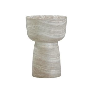 Tov Furniture Charra Marble Indoor/Outdoor Side Table