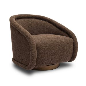 Tov Furniture Rory Boucle Swivel Chair