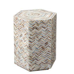 Jamie Young Hepburn Hexagon Side Table