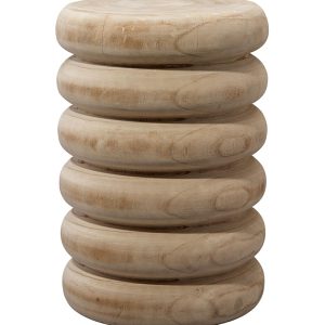 Jamie Young Mojave Wood Side Table