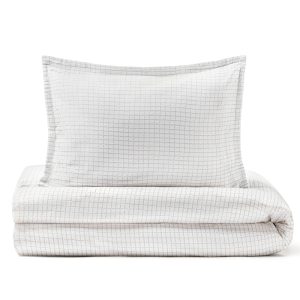 Domani Home Oxford 3 Piece Crib or Toddler Bed Duvet Cover Set in Pouch