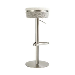 Tov Furniture Astro Boucle Adjustable Stool