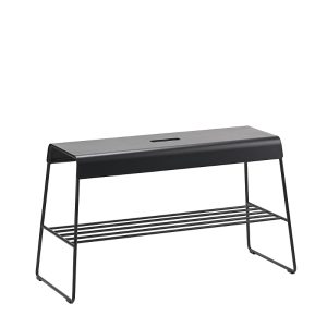 Zone Denmark Bench with Shelf A-Bench Outdoor