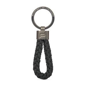 Porsche Design Braided Leather Rope Key Ring