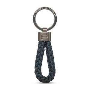Porsche Design Braided Leather Rope Key Ring