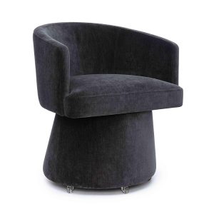 Tov Furniture Kristen Upcycled Chenille Rolling Desk Chair
