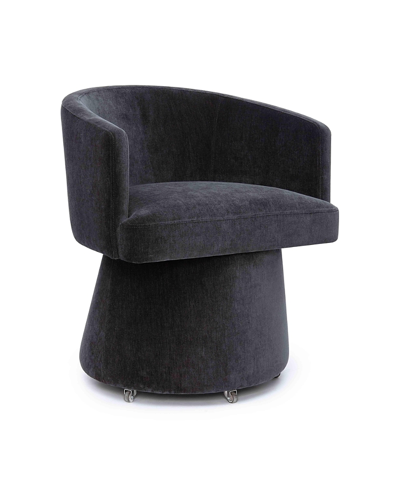 Tov Furniture Kristen Upcycled Chenille Rolling Desk Chair
