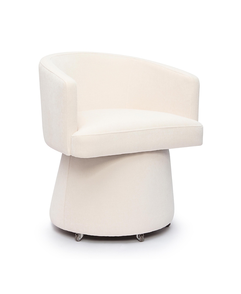 Tov Furniture Kristen Upcycled Chenille Rolling Desk Chair